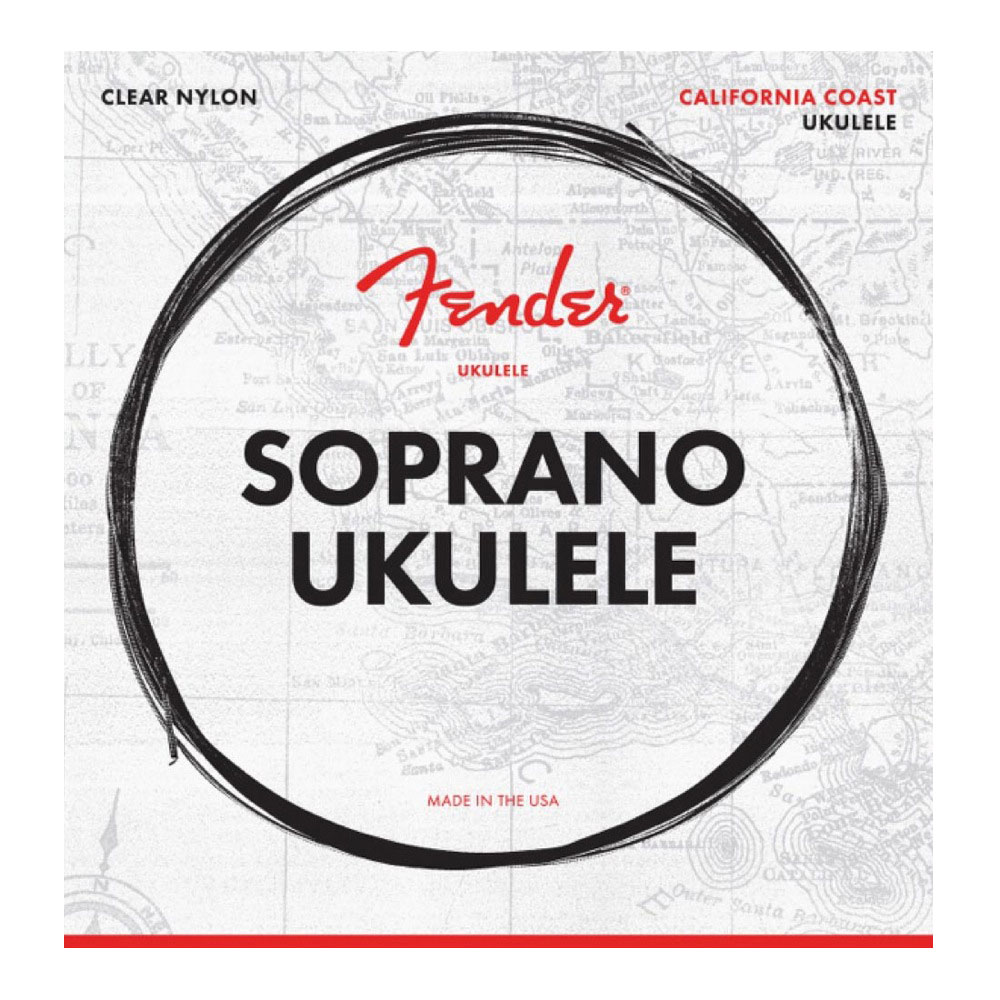 Fender California Coast 90S Soprano Ukulele Strings ソプラノ用 ウクレレ弦