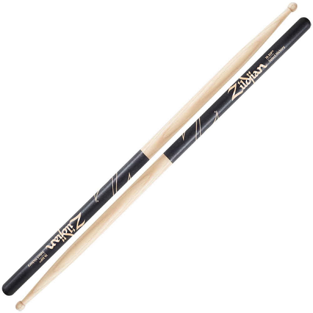 ZILDJIAN LAZLZ7AD Hickory Series 7A WOOD BLACK DIP ドラムスティック