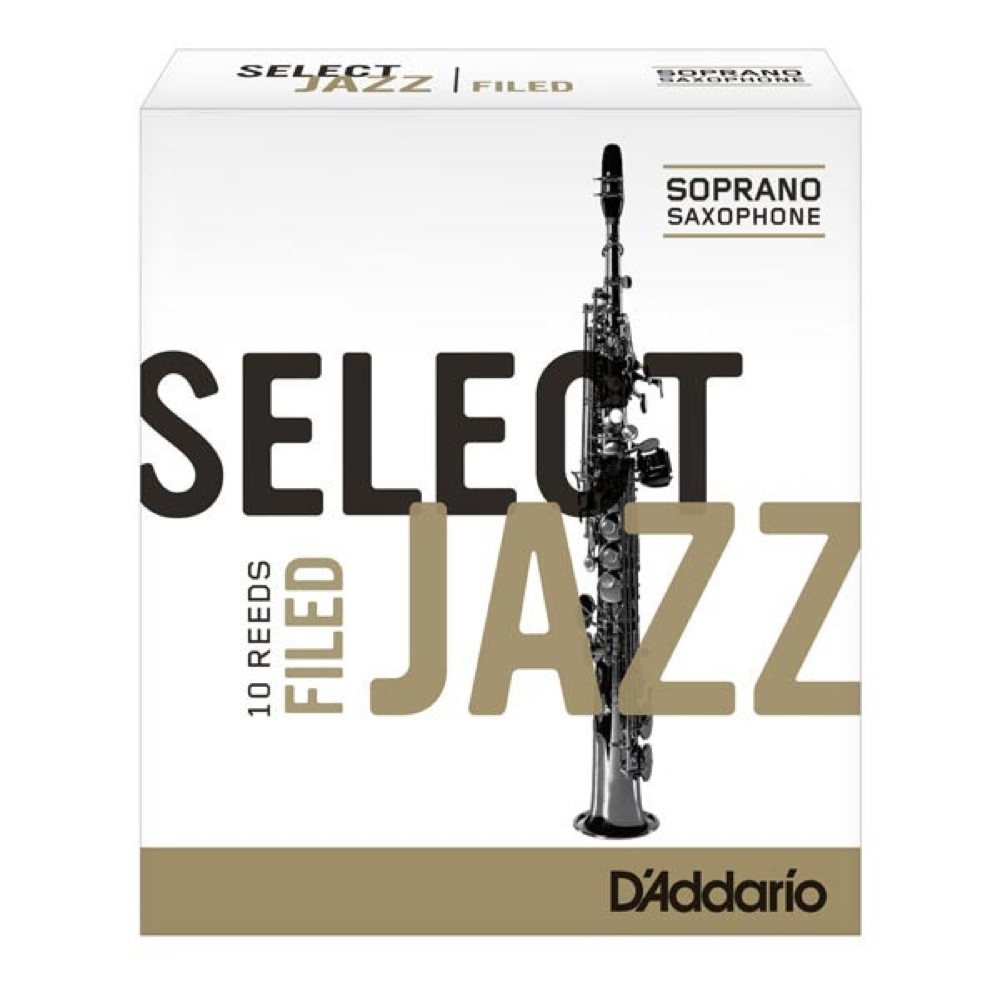 D’Addario Woodwinds/RICO LRICJZSSS4H ジャズセレクト ソプラノサックスリード [4H] （ファイルドカット）