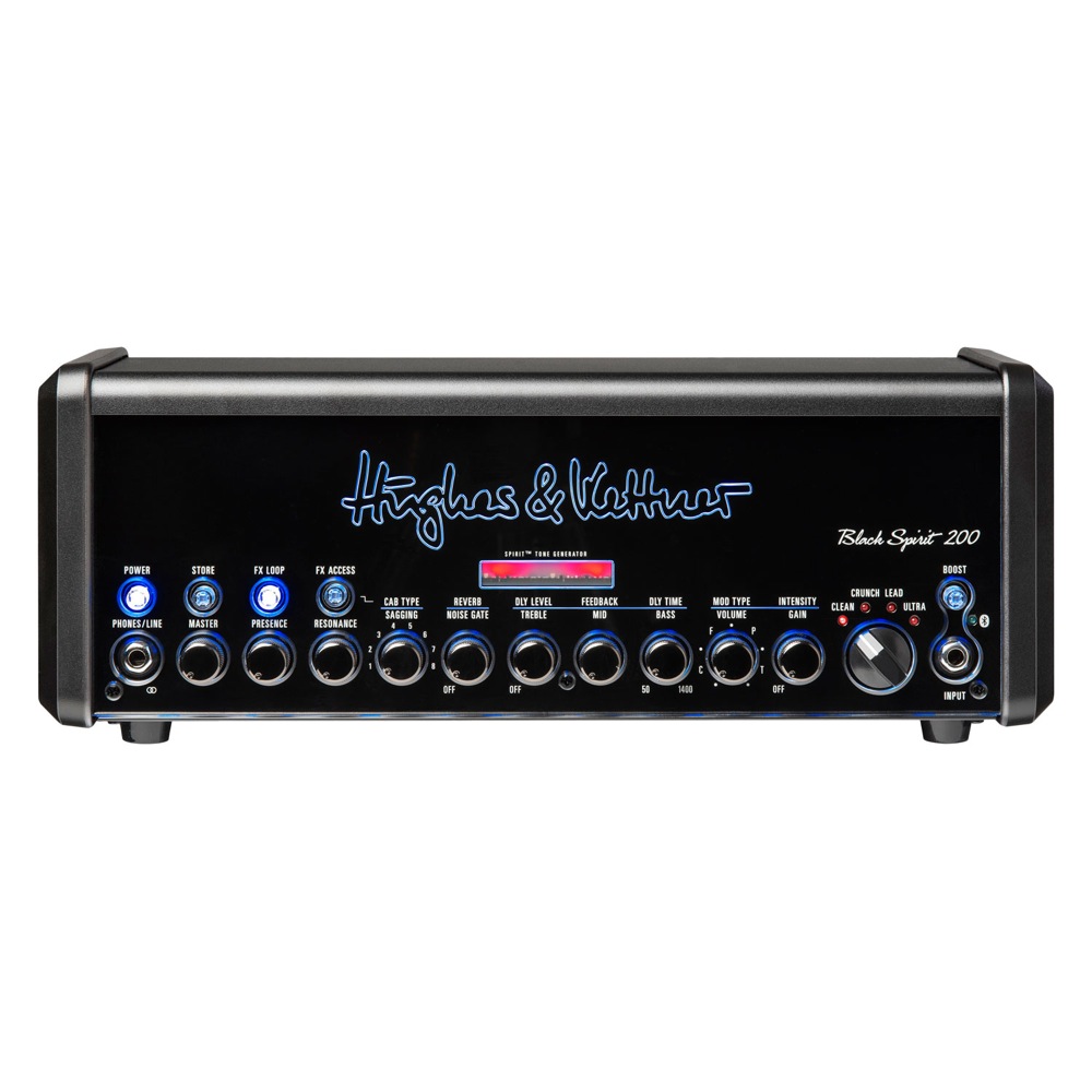 Hughes＆Kettner HUK-BS200/H Black Spirit 200 ギターアンプヘッド(チューブアンプの物理特性をアナログ回路を用いて再現！)  | web総合楽器店 chuya-online.com