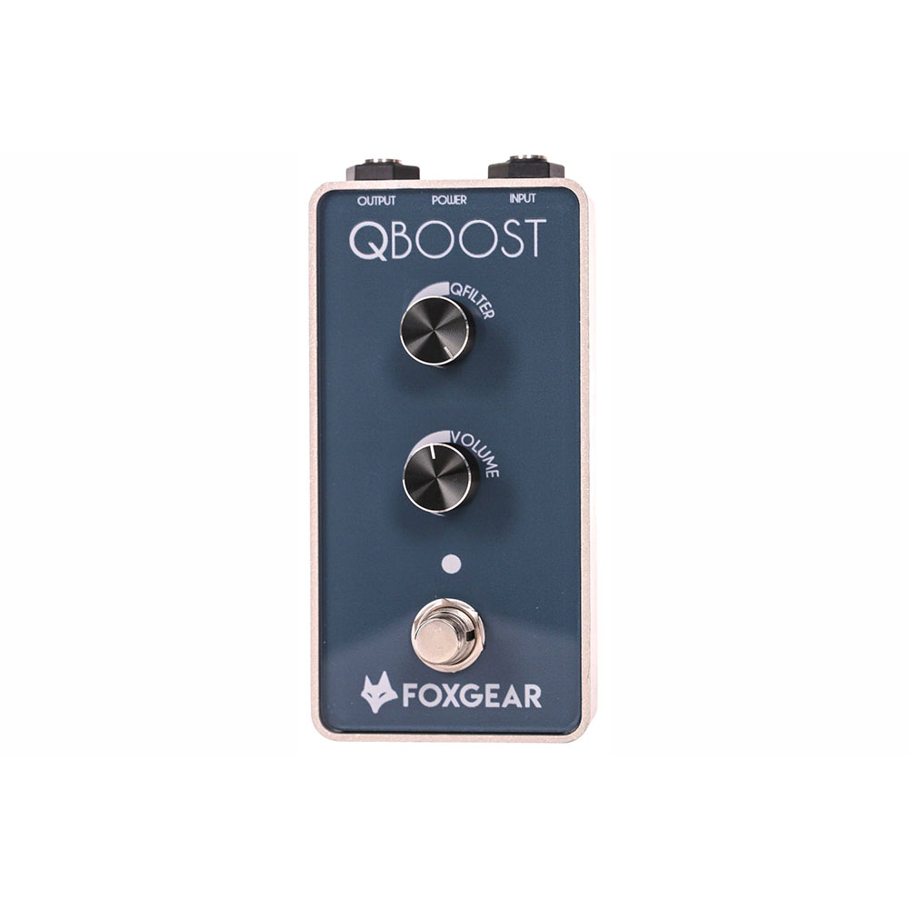 FOXGEAR　ブースター　Qboost　ギターエフェクター(フォックスギア　フィルターを備えたユニークなブースター)　web総合楽器店