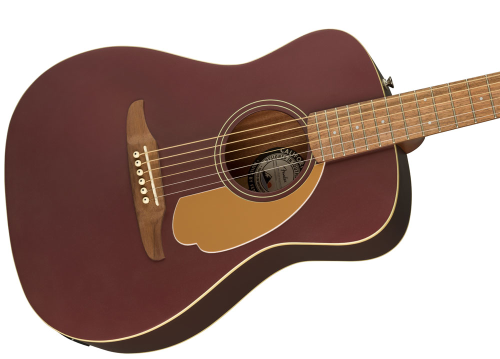 Fender Malibu Player Burgundy Satin WN エレクトリックアコースティックギター