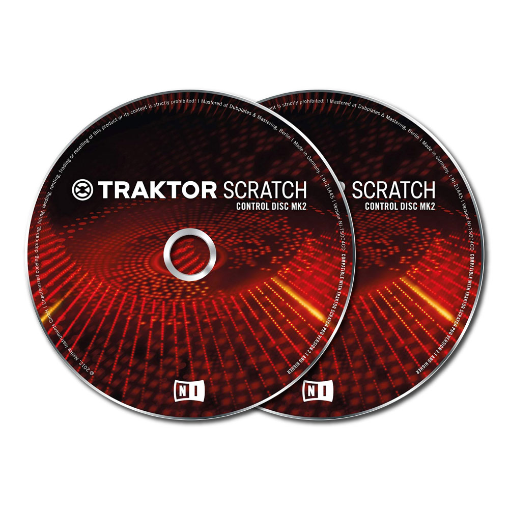 TRAKTOR Scratch Control Vinyl クリア 2枚セット - 器材