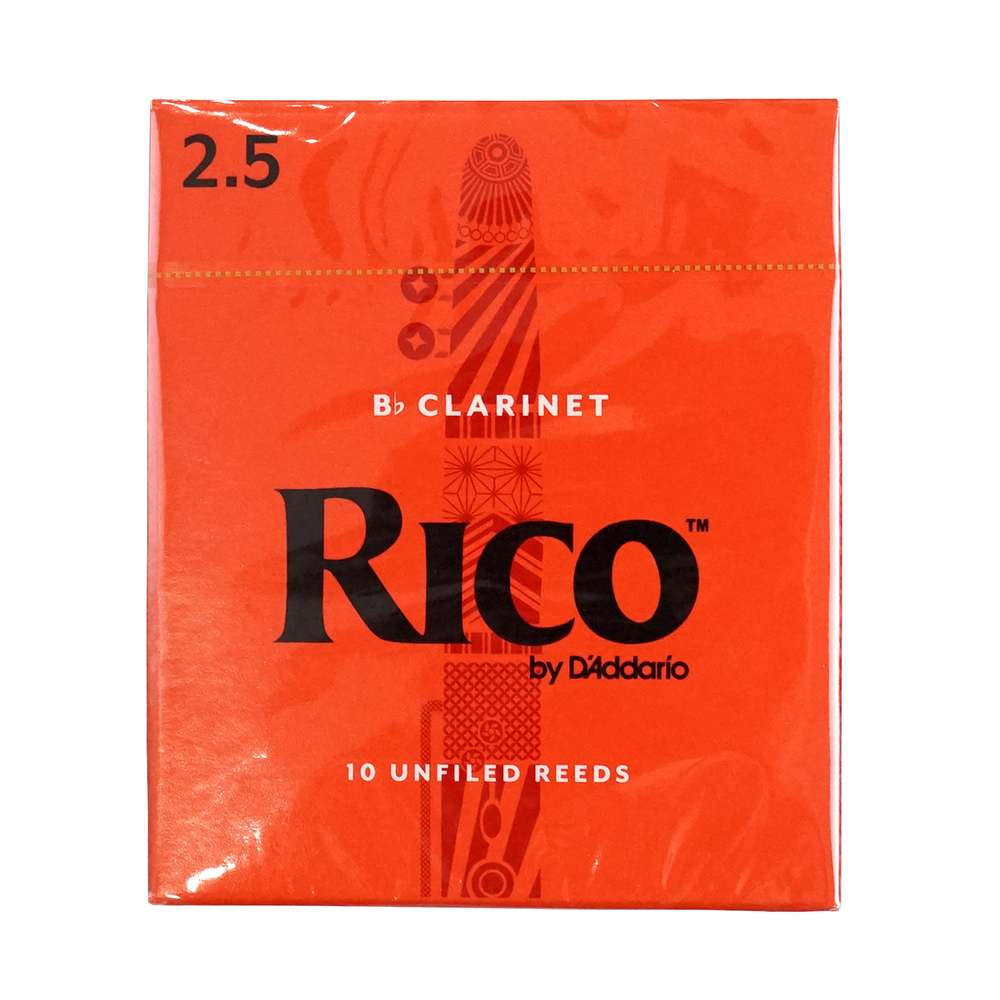 D'Addario Woodwinds/RICO RCA1025 リコ B♭クラリネット リード 2.5 10枚入(リコ B♭クラリネット用リード  ［2 1/2］ 10枚入) | web総合楽器店 chuya-online.com