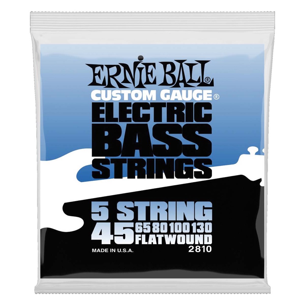 ERNIE BALL 2810 Flatwound 45-130 Gauge 5弦エレキベース弦