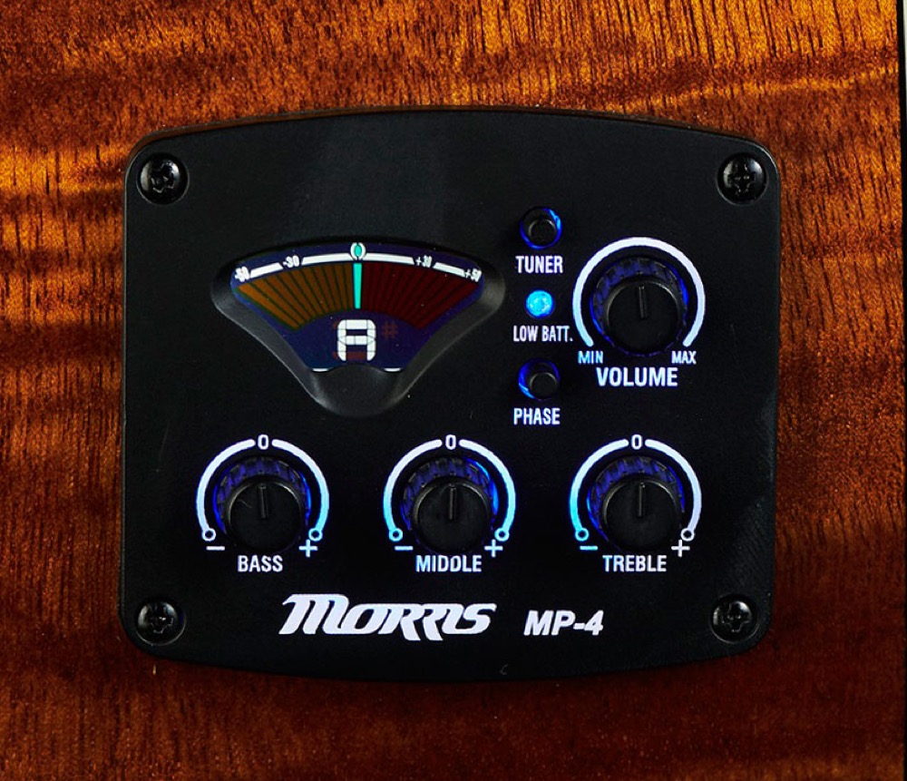 MORRIS R-011 SBU エレクトリック アコースティックギター - 楽器、器材