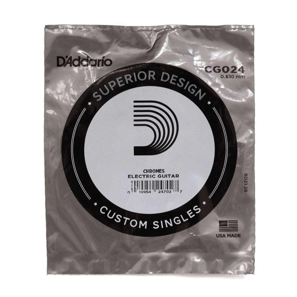 D’Addario CG024 Chromes Flat Wound バラ弦