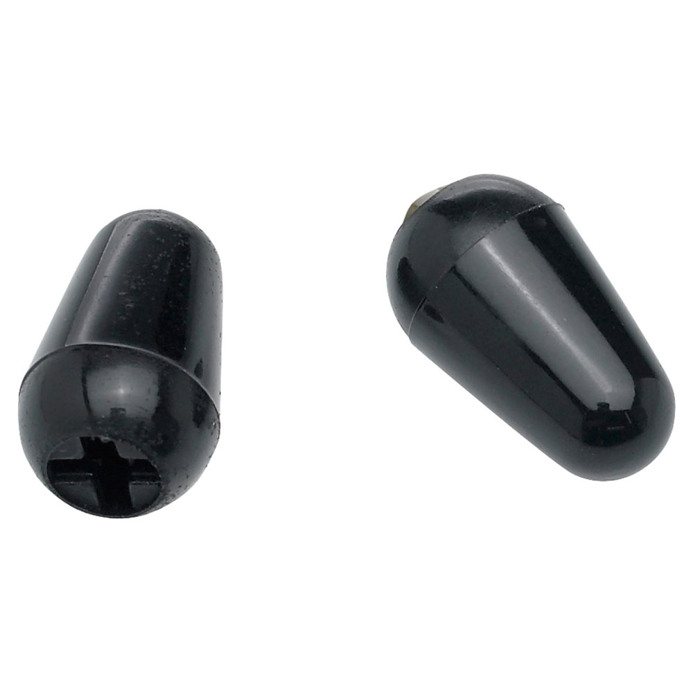 Fender Stratocaster Switch Tips Black スイッチチップ 2個セット