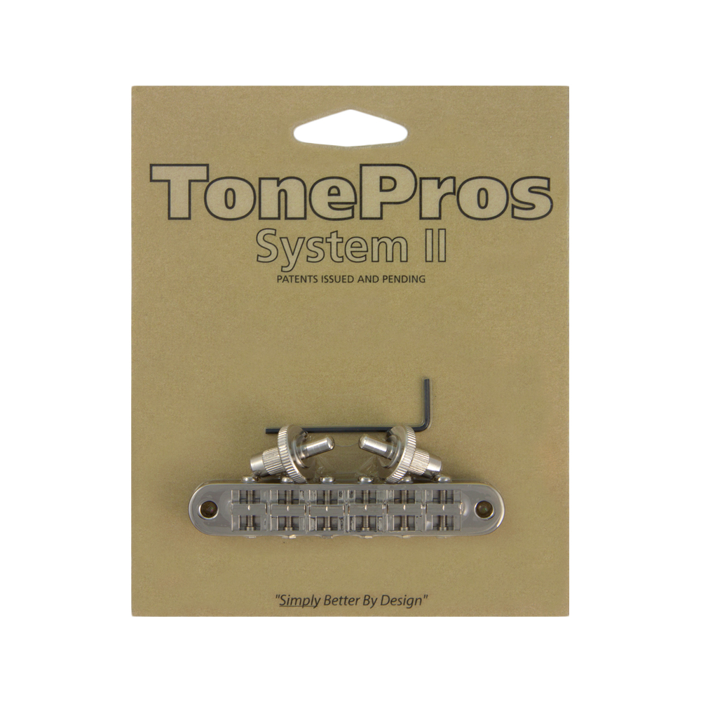 TonePros T3BP-N TonePros Standard Tuneomatic ニッケル ギター用ブリッジ