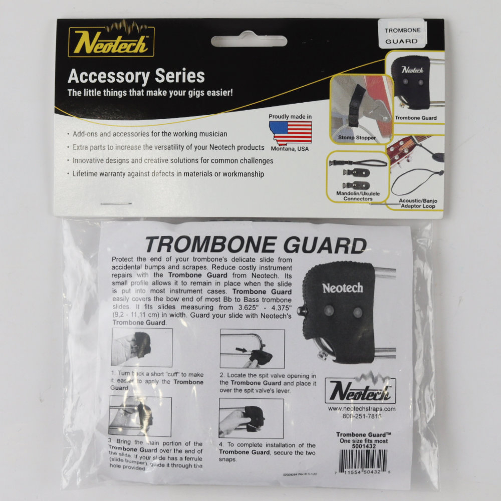 Neotech TROMBONE GUARD BLACK #5001432 トロンボーンガード パッケージ表