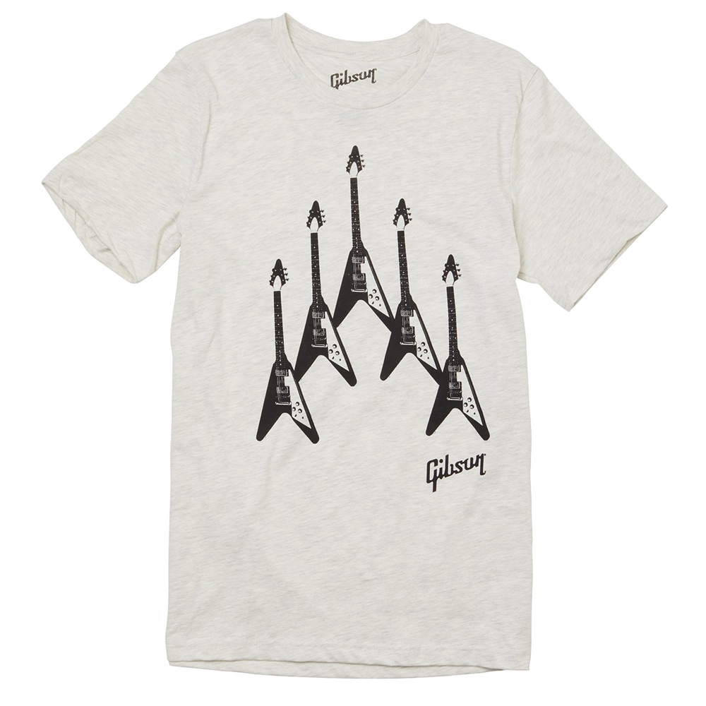 GIBSON GA-SC-FLVTLG FLYING V FORMATION TEE LG Tシャツ Lサイズ 半袖