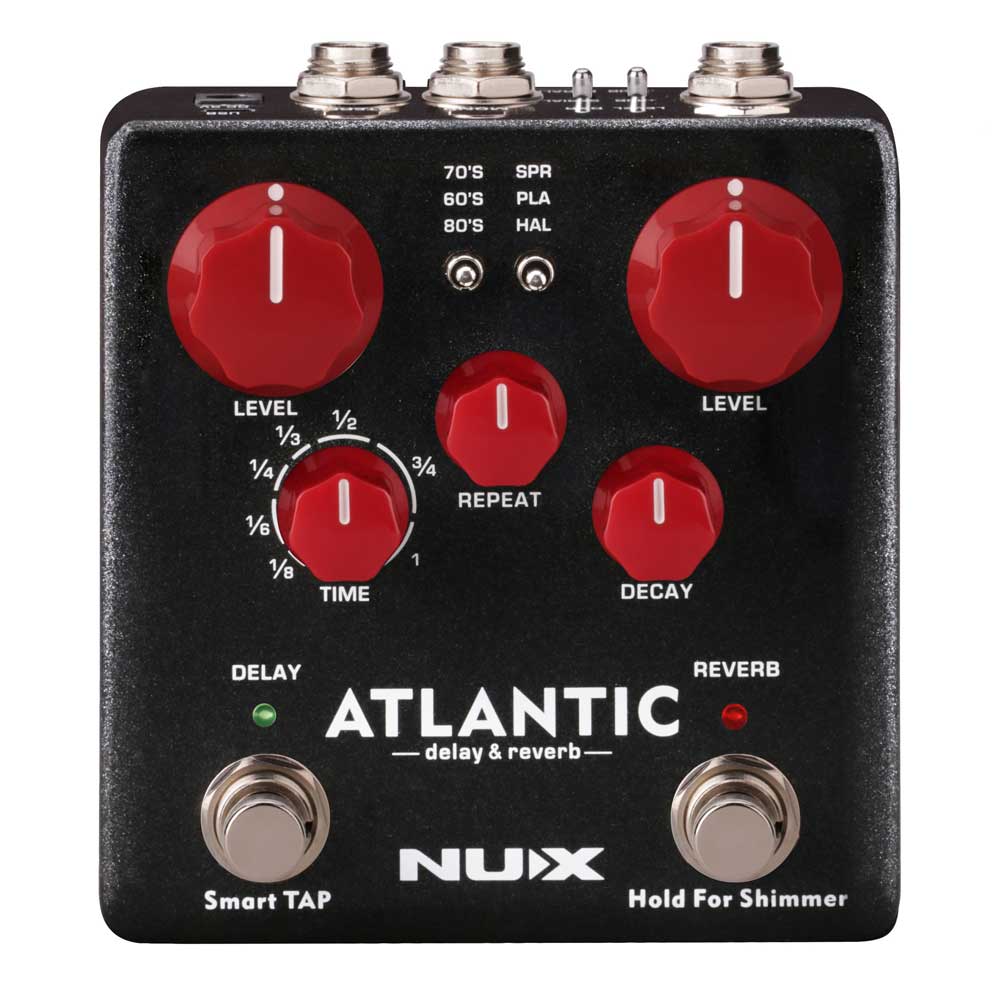 NUX Atlantic Delay ＆ Reverb ギターエフェクター(ニューエックス ディレイ リバーブ)  全国どこでも送料無料の楽器店