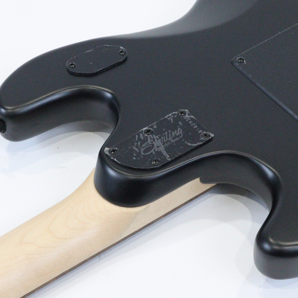 Sterling By Musicman SUB STINGRAY GUITAR STEALTH BLACK S.U.B.SERIES エレキギター ヒールカット画像