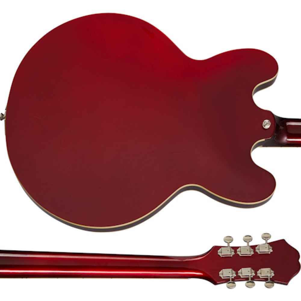 Epiphone Riviera Sparkling Burgundy エレキギター ボディバック画像