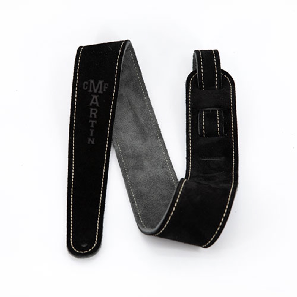 MARTIN 18A0016 SUEDE STRAP BLK ギターストラップ