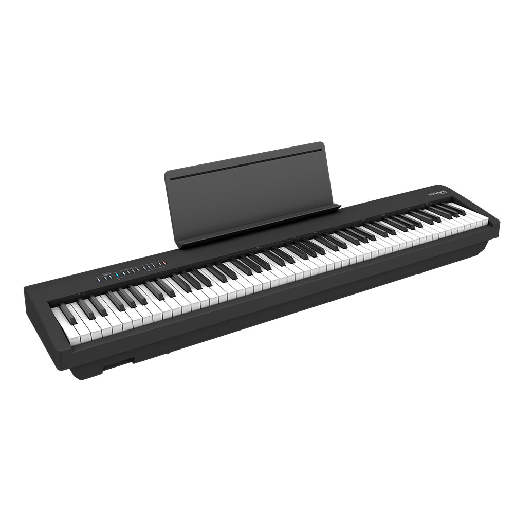 ROLAND FP-30X-BK Digital Piano ブラック デジタルピアノ ローランド  電子ピアノ 88鍵 譜面台設置画像