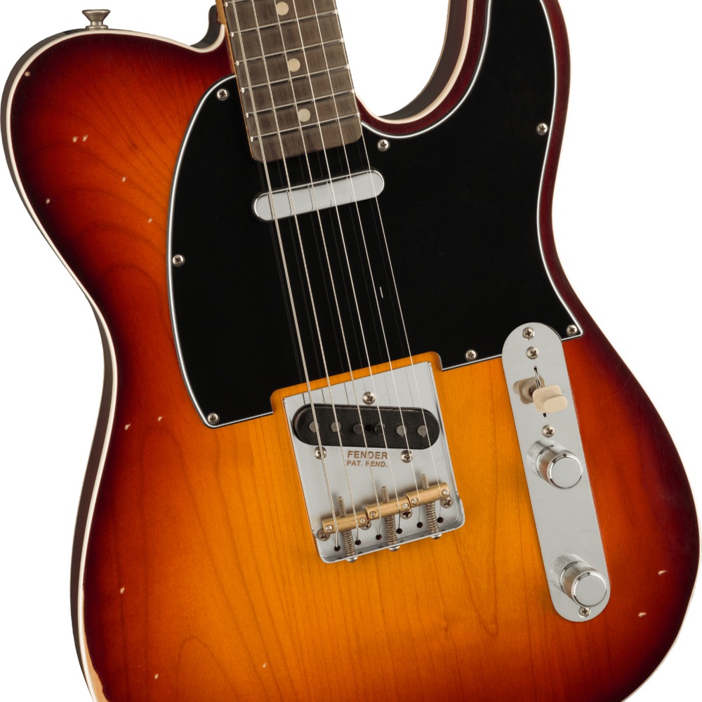 Fender Jason Isbell Custom Telecaster RW 3C CHOC BRST エレキギター コントロール画像