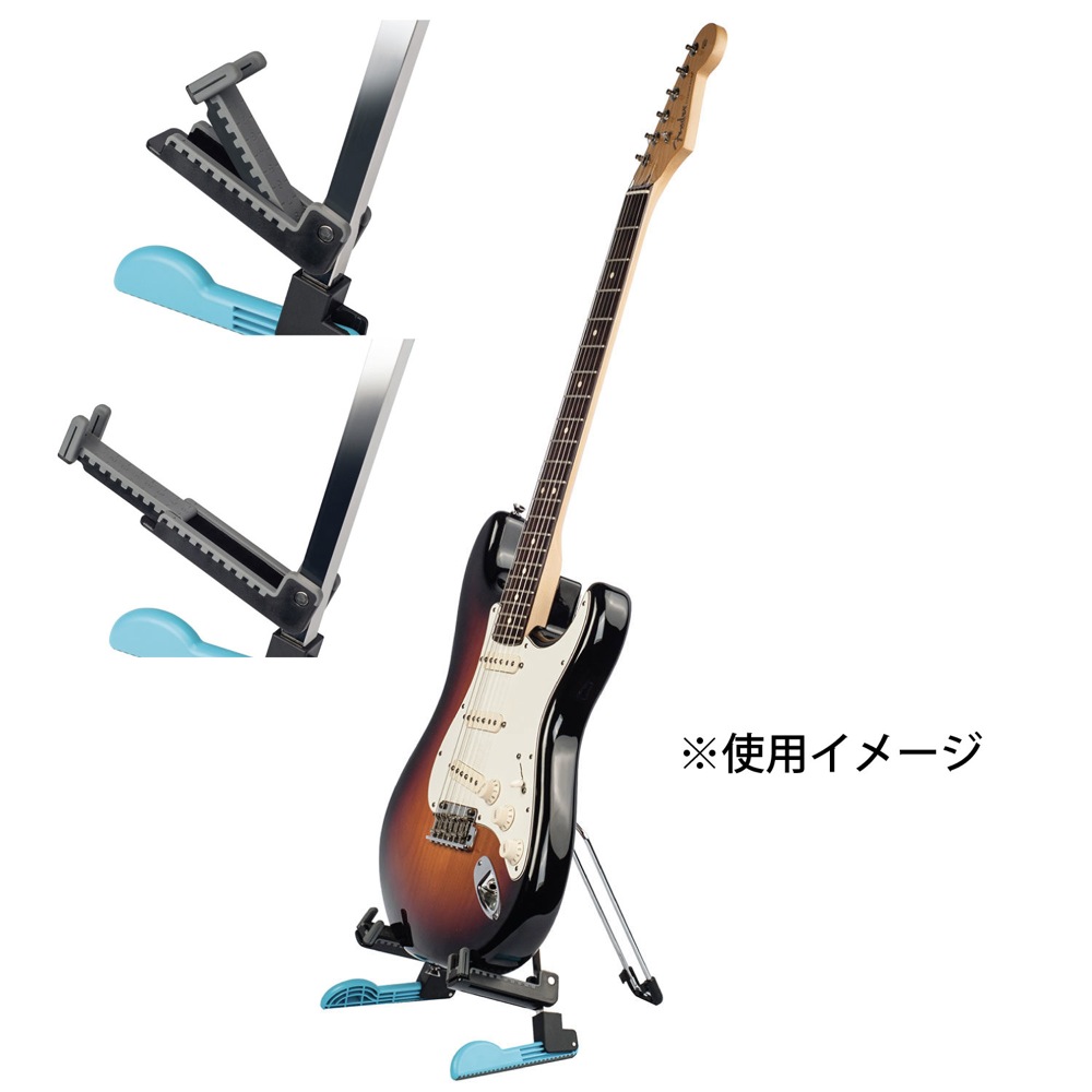 Guitto GGS-03 PRP 折りたたみ式ギタースタンド