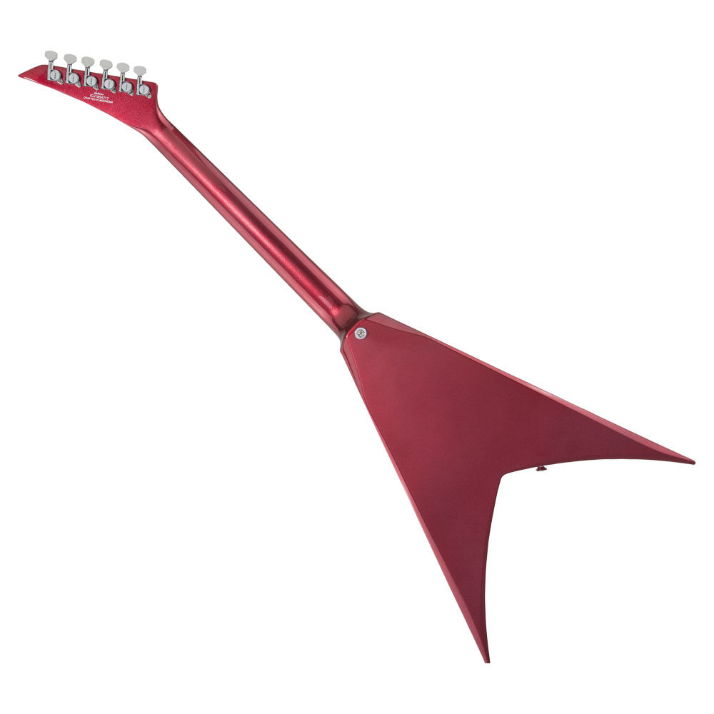 Jackson X Series Signature Scott Ian King V KVXT Candy Apple Red エレキギター 背面・全体像