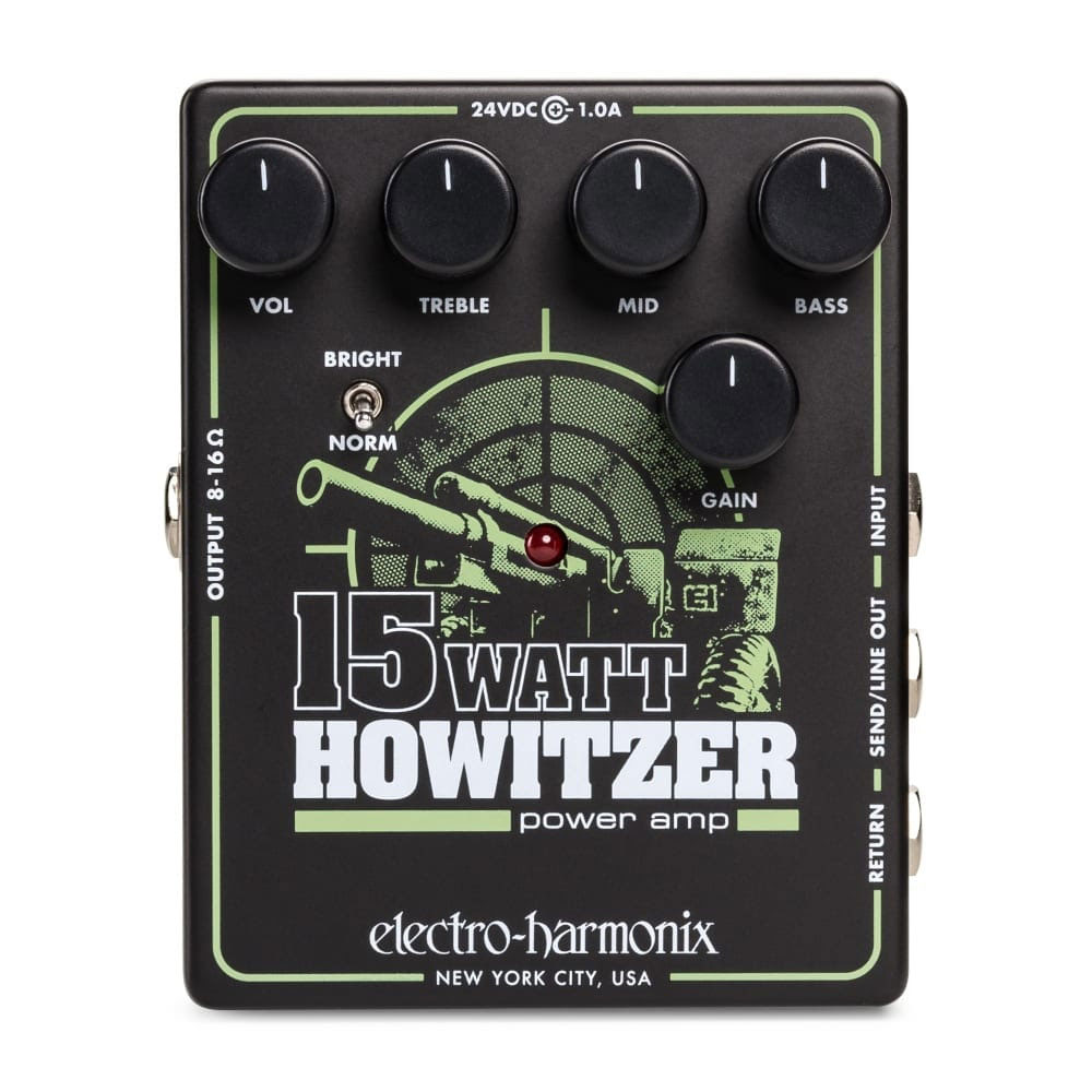 ELECTRO-HARMONIX 15Watt Howitzer GUITAR AMP/PRE AMP ペダル型ギターアンプヘッド