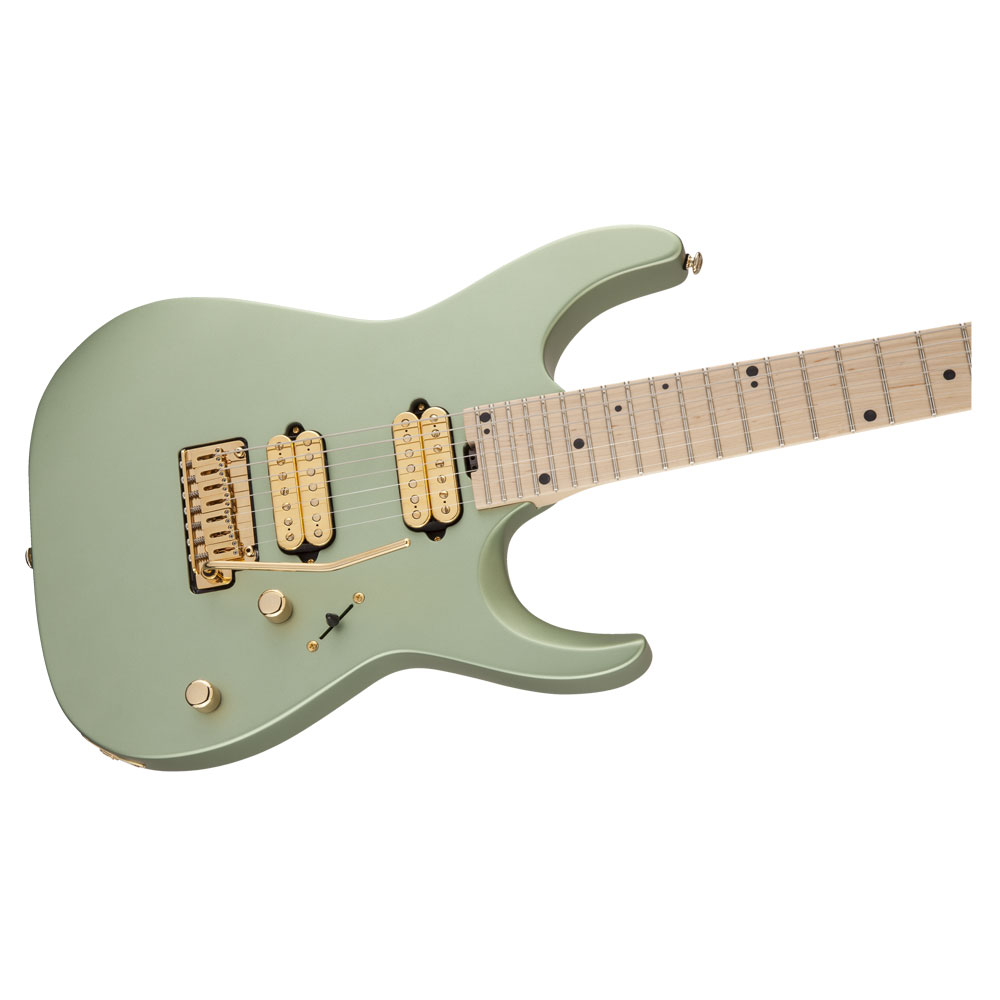 Charvel Angel Vivaldi Signature DK24-7 Nova Satin Sage Green 7弦 エレキギター ボディ全体像