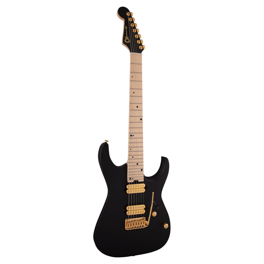 Charvel Angel Vivaldi Signature DK24-7 Nova Satin Black 7弦 エレキギター 全体像