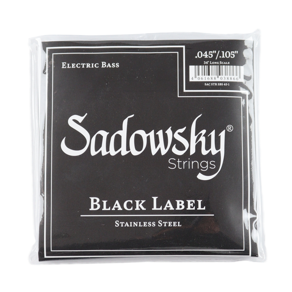 Sadowsky SBS45 Black ブラックラベル ステンレススチール エレキ