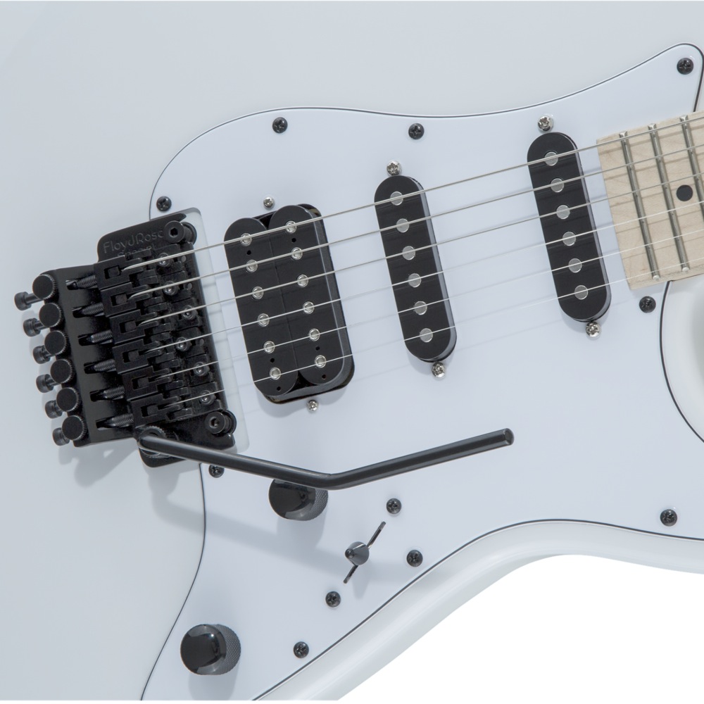 Jackson X Series Signature Adrian Smith SDXM Snow White with White Pickguard エレキギター ボディトップアップ画像