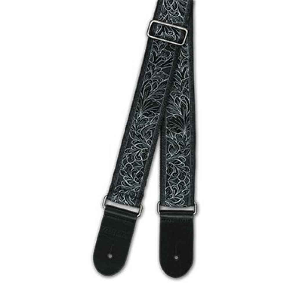 ZEMAITIS Accessories Custom Woven Strap ギターストラップ(ゼマイティス レザーストラップ  彫金デザインモチーフ) | chuya-online.com 全国どこでも送料無料の楽器店