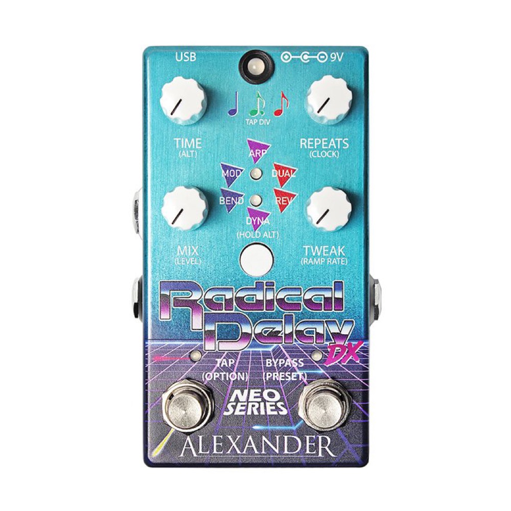 Alexander Pedals Radical Delay DX ディレイ ギターエフェクター(アレクサンダーペダルズ NEOシリーズ  ラディカルディレイ DX) | web総合楽器店 chuya-online.com