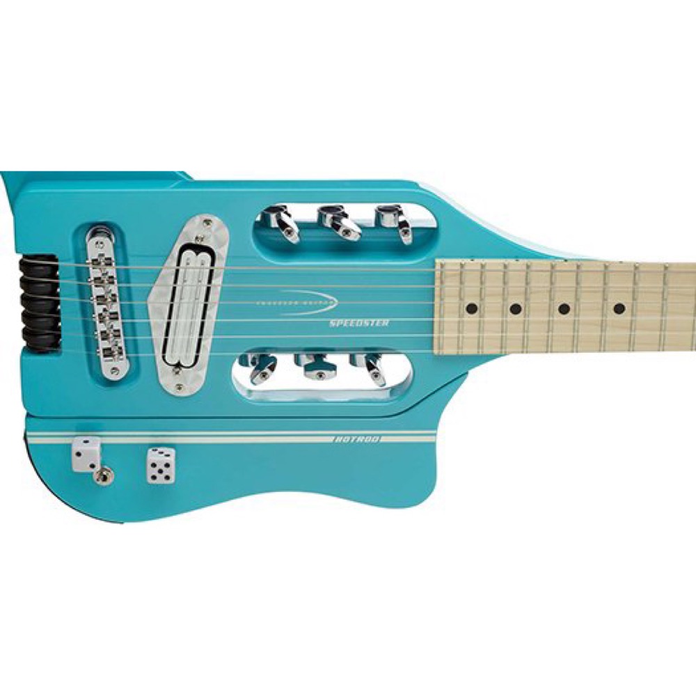 TRAVELER GUITAR Speedster Hot Rod Classic Blue トラベルギター ボディアップ