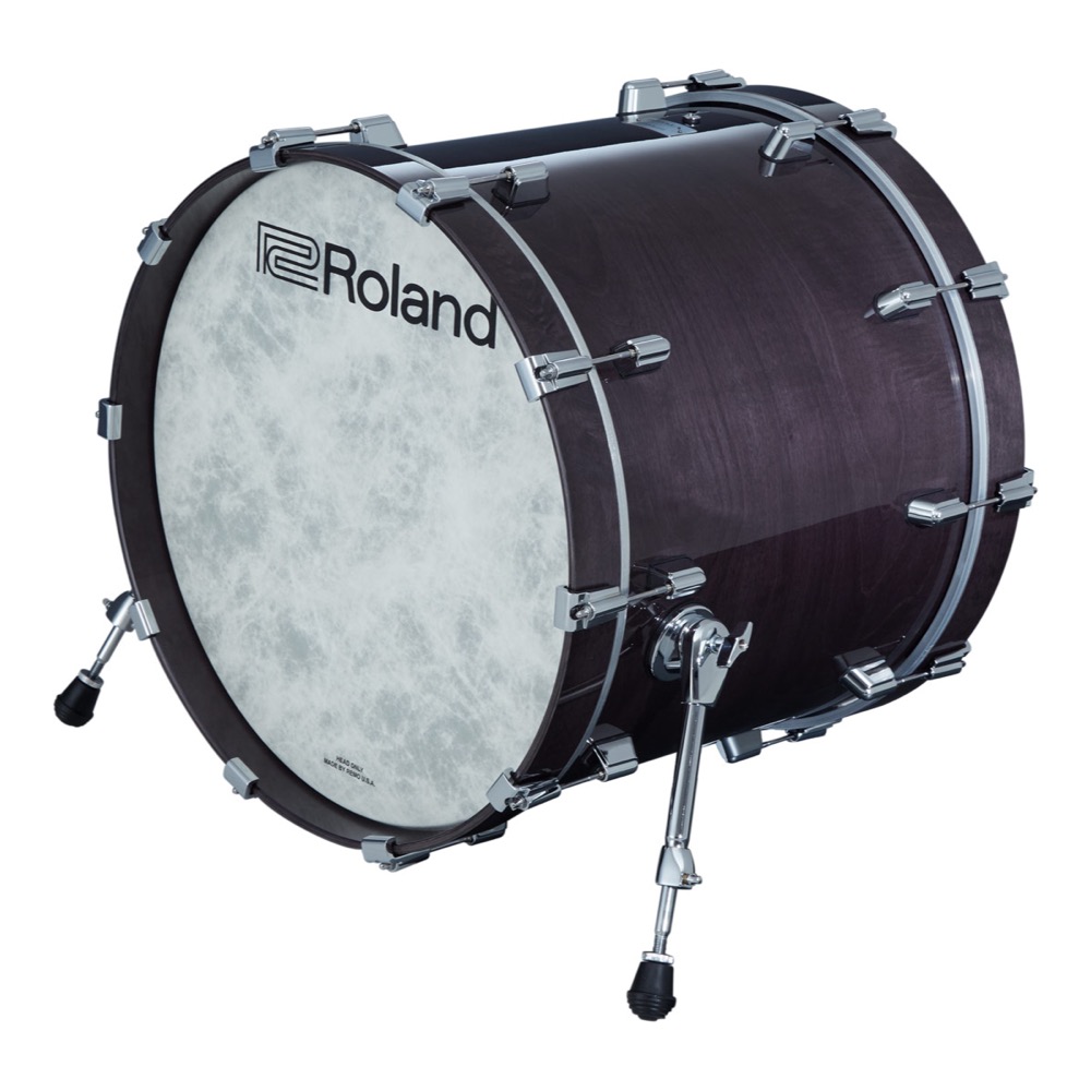ROLAND KD-222-GE Bass Drum For VAD706 グロスエボニー 22インチ バスドラムパッド(ローランド  V-Drumsアコースティックデザイン 電子ドラム) 全国どこでも送料無料の楽器店