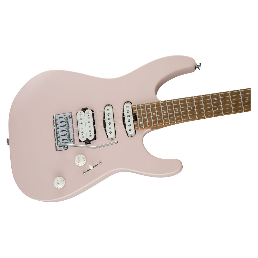 Charvel Pro-Mod DK24 HSS 2PT CM Satin Shell Pink エレキギター