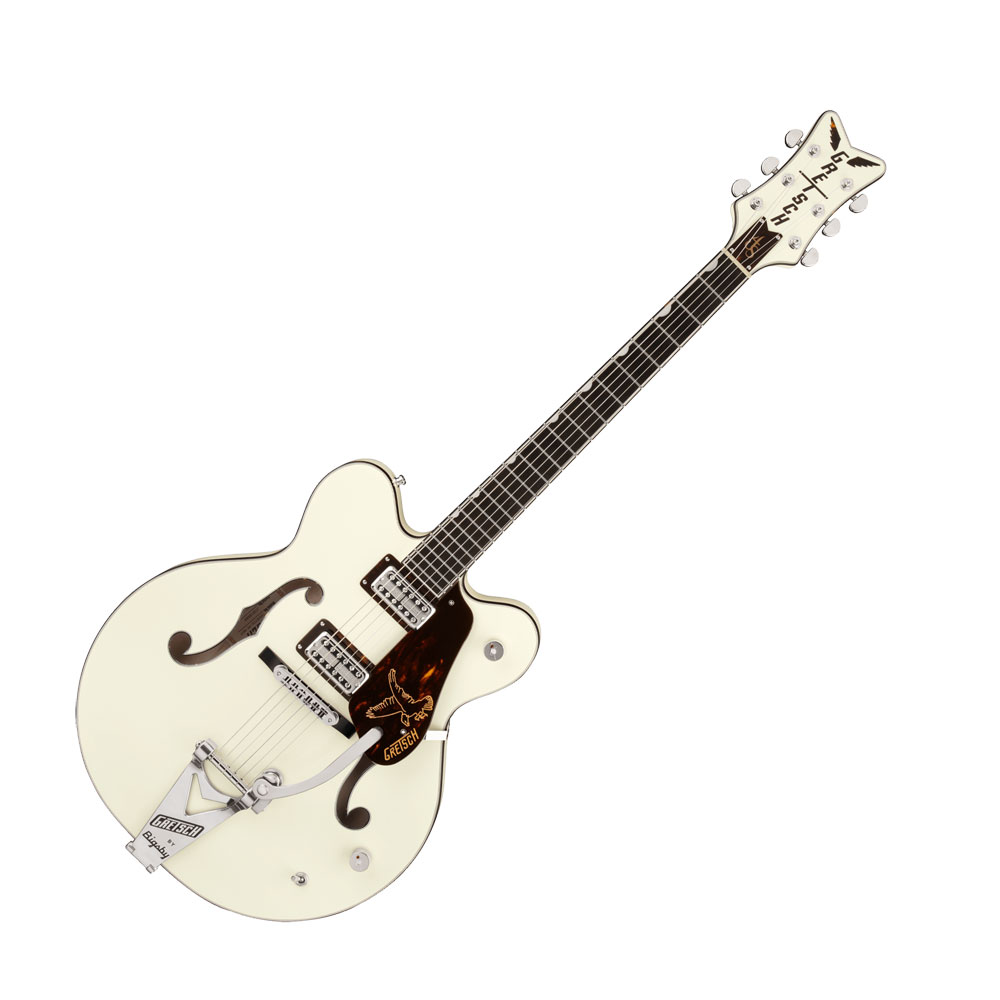 GRETSCH G6636T-RF Richard Fortus Signature Falcon Center Block with  String-Thru Bigsby Vintage White エレキギター