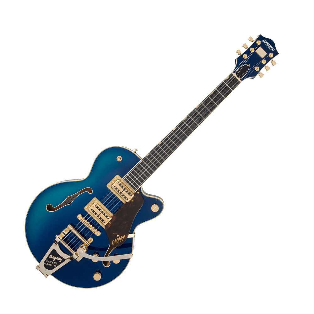 GRETSCH G6659TG Players Edition Broadkaster Jr. Center Block Single-Cut with String-Thru Bigsby Azure Metallic エレキギター