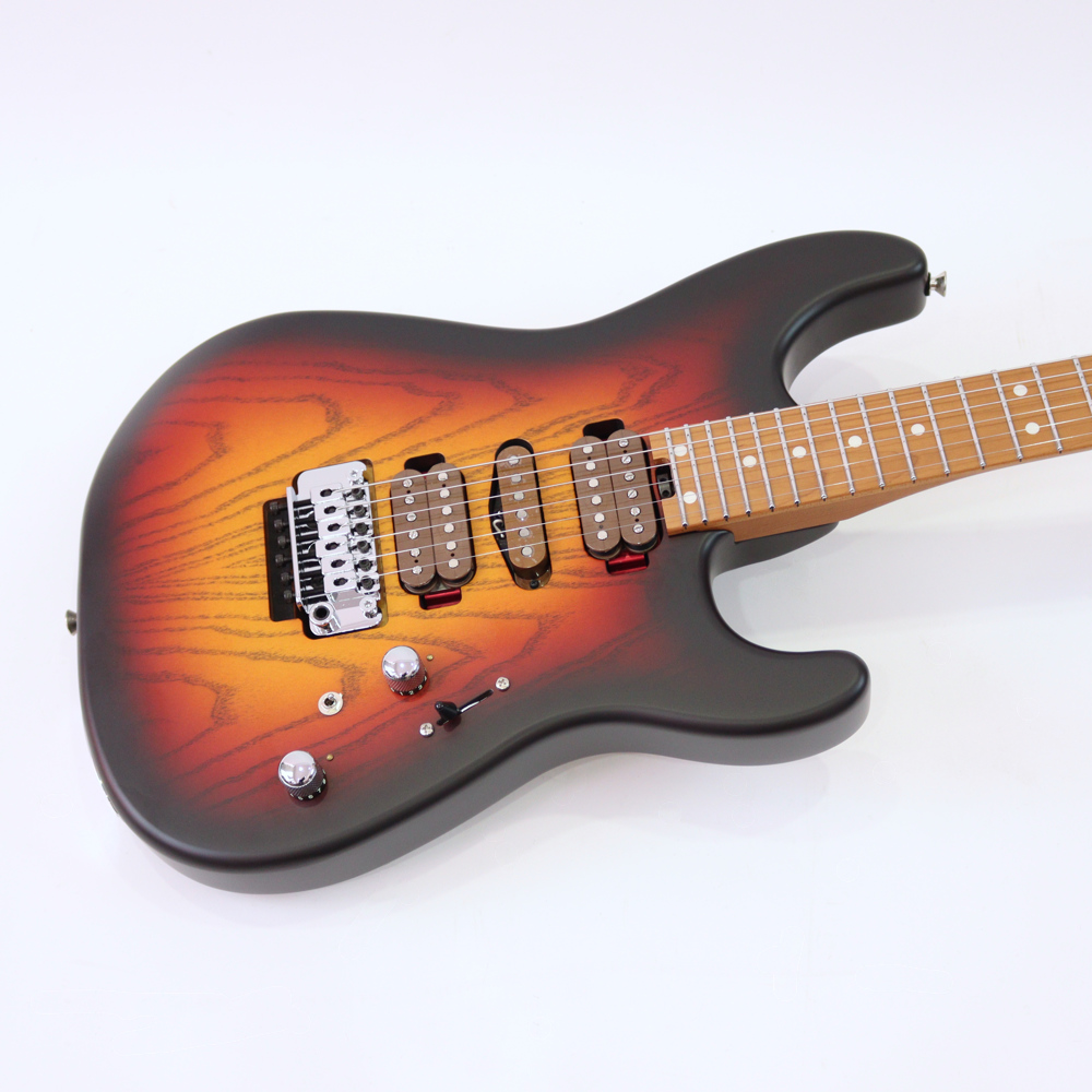 Charvel Guthrie Govan Signature MJ San Dimas SD24 CM 3-Tone Sunburst エレキギター ボディ画像