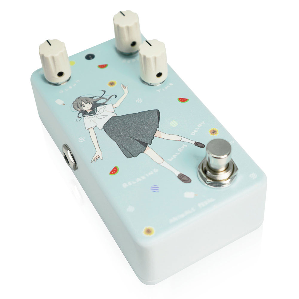 Animals Pedal Custom Illustrated 031 Relaxing Walrus Delay by