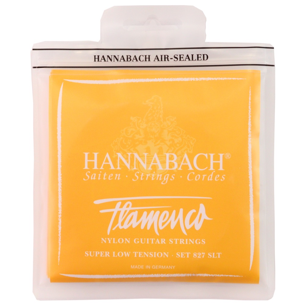 HANNABACH Flamenco SET827SLT YELLOW スーパーローテンション フラメンコギター弦