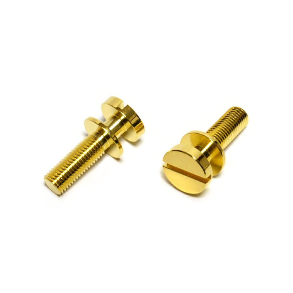 Montreux Metric studs set for Montreux custom wrap around bridge Gold 2 No.9156 ブリッジスタッド