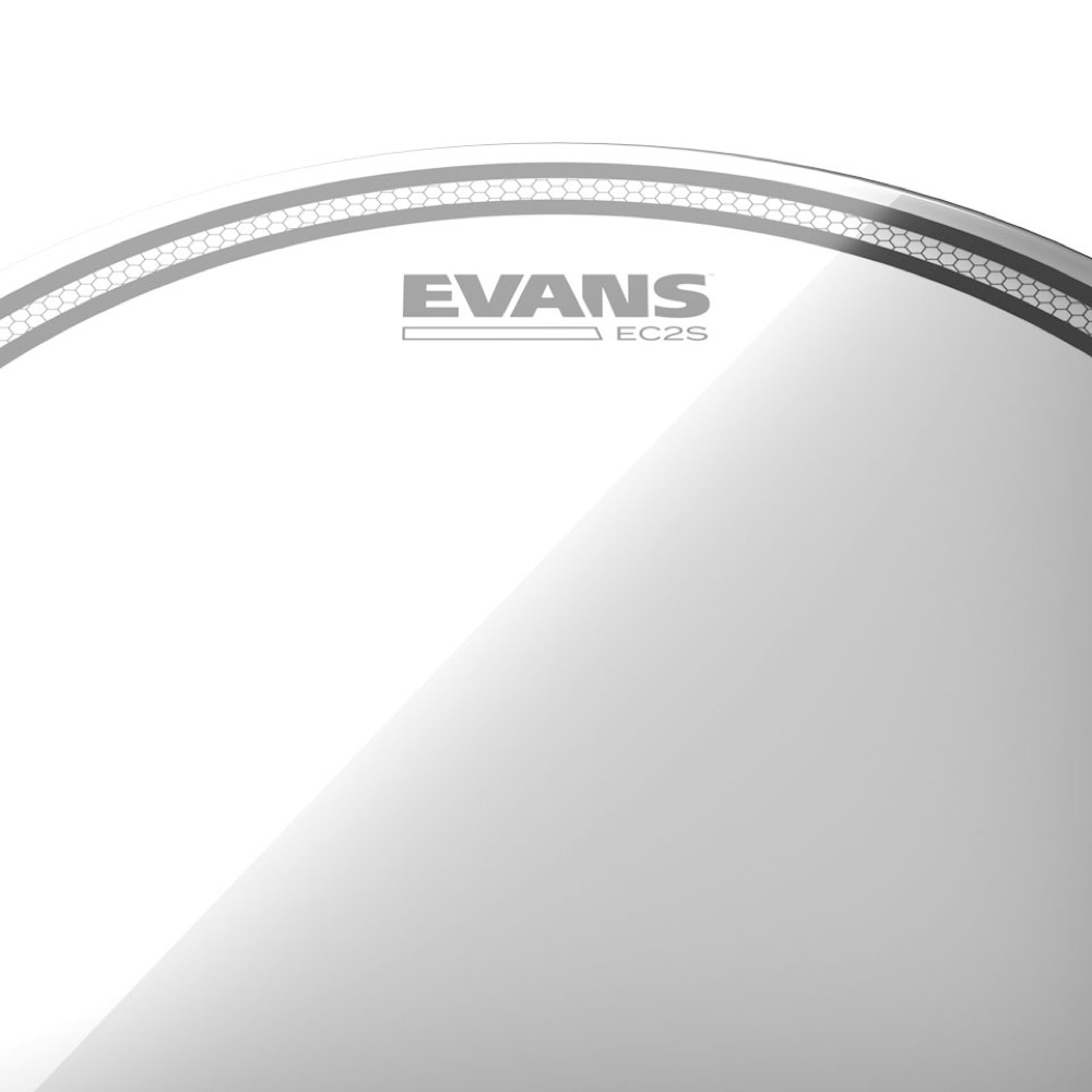 EVANS ETP-EC2SCLR-S EC2 Tom Batter Clear Pack-Standard 12' 13' 16' ドラムヘッドセット ヘッドアップ画像