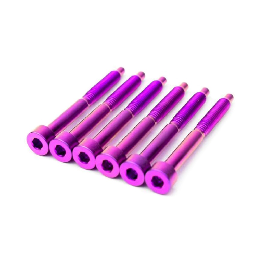 FU-Tone Titanium String Lock Screw Set PURPLE フロイドローズ用 ストリングロックスクリュー 6本セット