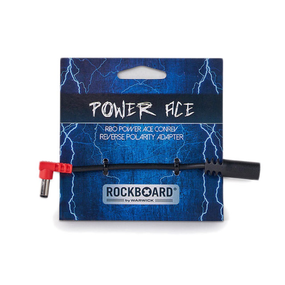 RockBoard RBO POWER ACE CONREV Power Ace Polarity Converter 2.1 x 5.5 mm barrel plug (-) エフェクター用極性反転ケーブル