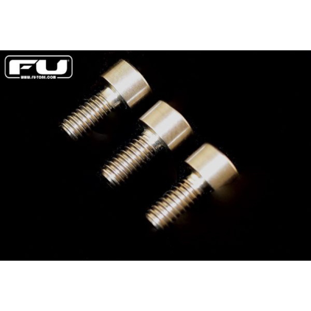 FU-Tone Titanium Nut Clamping Screw Set フロイドローズ用 ロックナットスクリュー 3本セット 全体画像