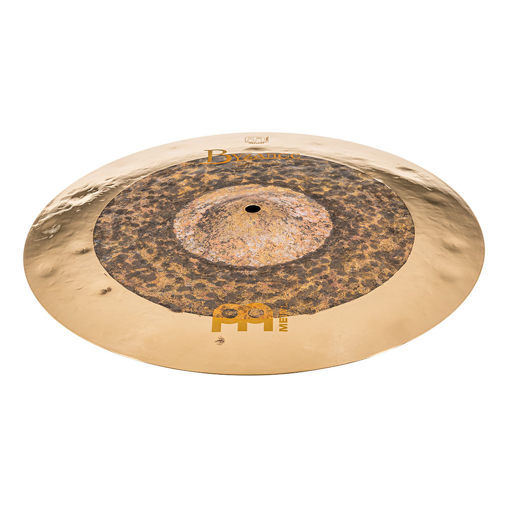 MEINL B15DUH Hihats Byzance Dual Series 15' ハイハットシンバル ペア マイネル 斜めアングル画像