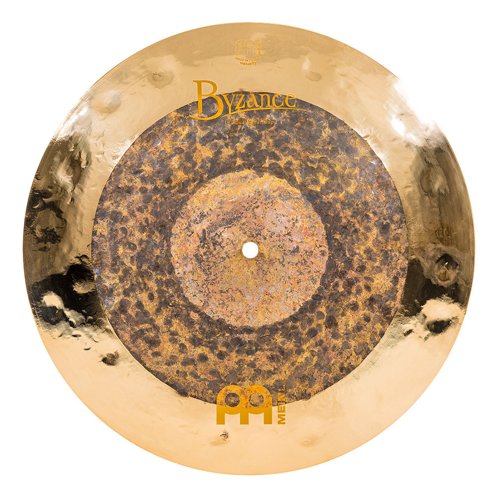 MEINL B15DUH Hihats Byzance Dual Series 15' ハイハットシンバル ペア マイネル トップ 正面画像