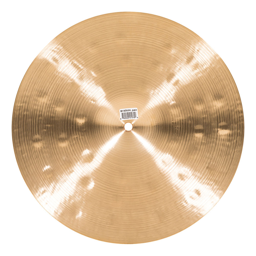 MEINL B15DUH Hihats Byzance Dual Series 15' ハイハットシンバル ペア マイネル 背面画像