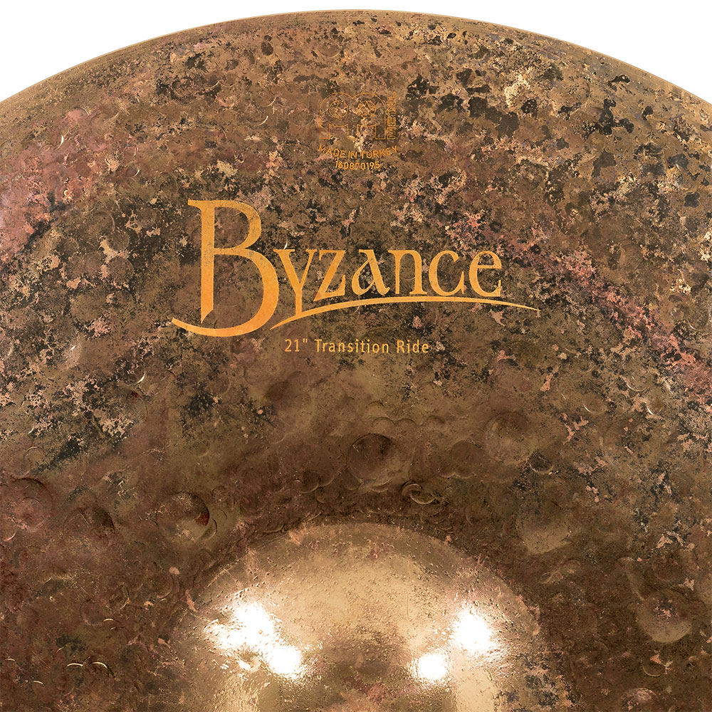 MEINL B21TSR Transition Ride Byzance Extra Dry Series 21' ライドシンバル マイネル ロゴ サイズ表記画像