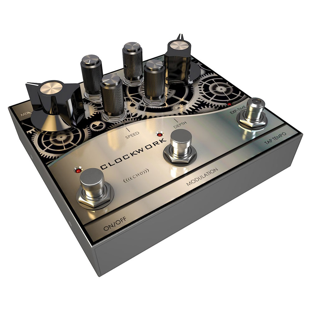 J Rockett Audio Designs (JRAD) Clockwork Echo アナログディレイ ギターエフェクター 全体像