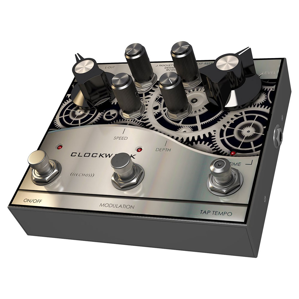 J Rockett Audio Designs (JRAD) Clockwork Echo アナログディレイ ギターエフェクター 全体像