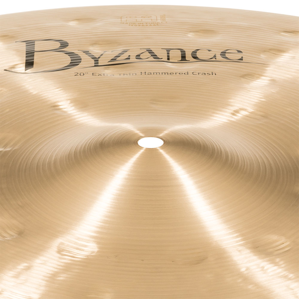 MEINL B20ETHC Extra Thin Hammered Crashes Byzance Traditional series 20' クラッシュシンバル マイネル カップ部画像